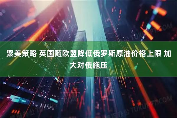 聚美策略 英国随欧盟降低俄罗斯原油价格上限 加大对俄施压